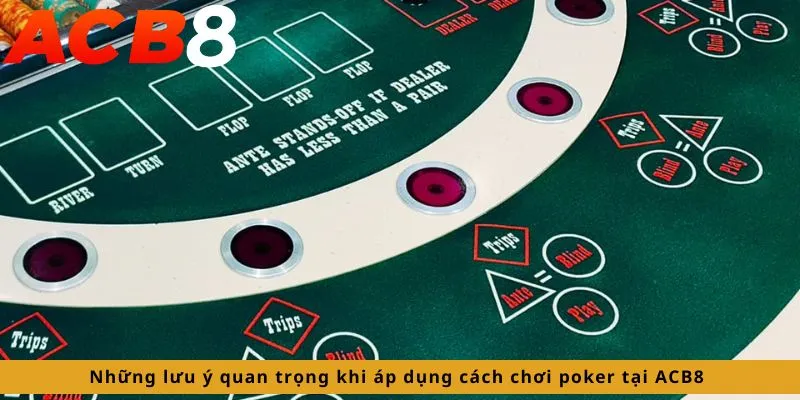 Những lưu ý quan trọng